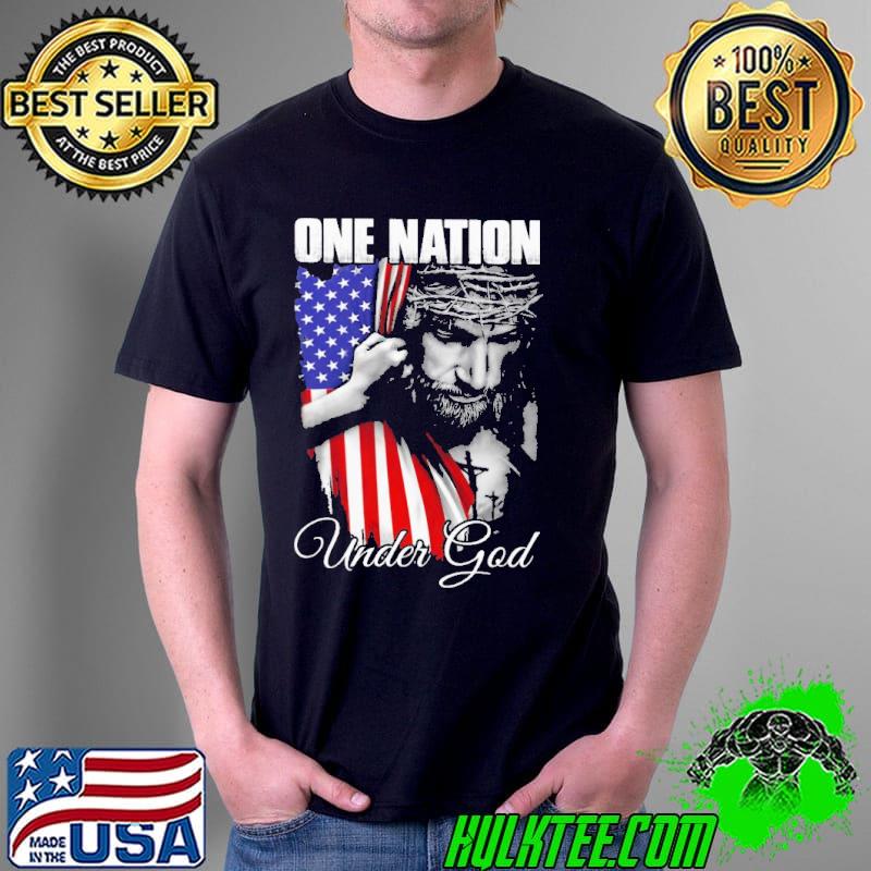 One Nation Under God American Flag Shirt