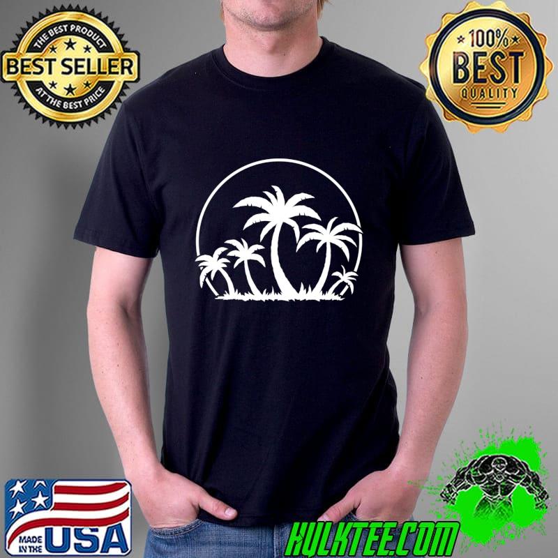 Palm Trees And Sunset Shirt Unisex Palm Trees And Sunset Shirt Unisex
