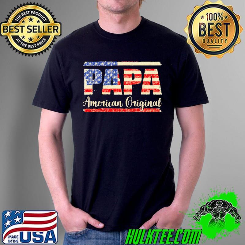 Papa american original usa flag retro s Unisex Papa american original usa flag retro s Unisex