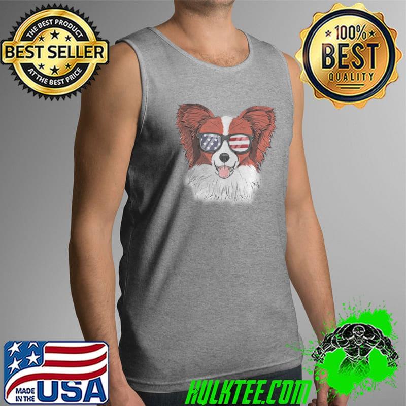 Papillon Dog Patriotic Usa 4th Of July American s Tank Top Papillon Dog Patriotic Usa 4th Of July American s Tank Top