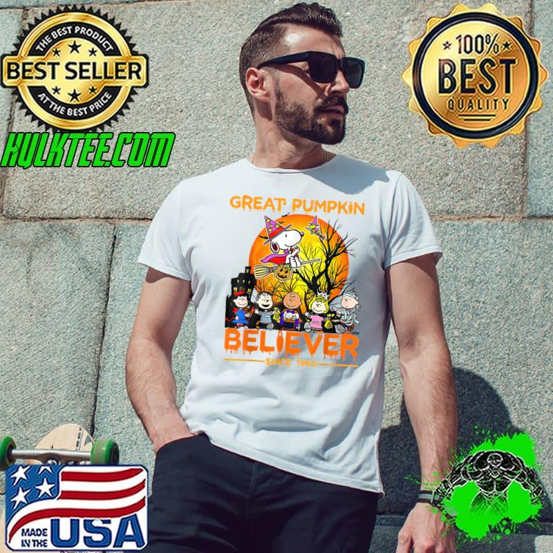 Peanuts-Great Pumpkin Believer Since 1966 Halloween T-Shirt