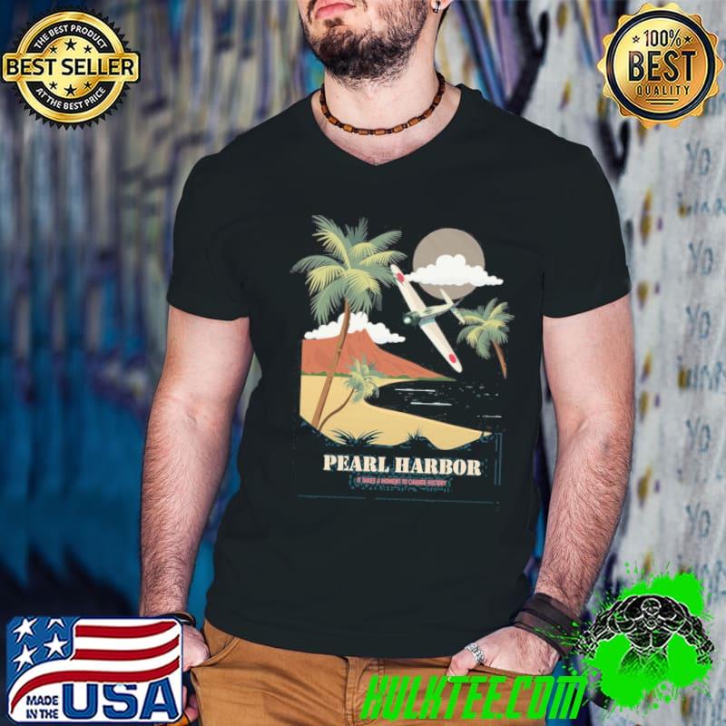 Pearl harbor it takes a moment to change history s Guys V Neck Pearl harbor it takes a moment to change history s Guys V Neck