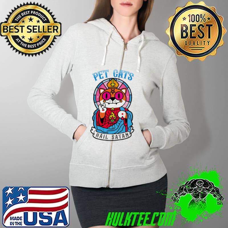 Pet cats hail satan s Full Zip Hooded Pet cats hail satan s Full Zip Hooded