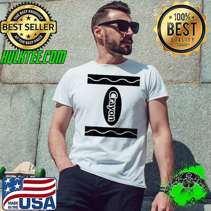 Pick Any Color - Cray.on Halloween Costume Couple Group T-Shirt