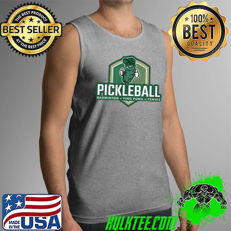 Pickleball Badminton + Ping Pong + Tennis T-Shirt Tank Top Pickleball Badminton + Ping Pong + Tennis T-Shirt Tank Top