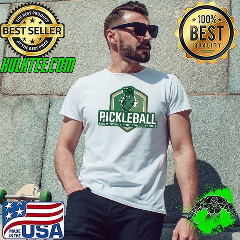 Pickleball Badminton + Ping Pong + Tennis T-Shirt