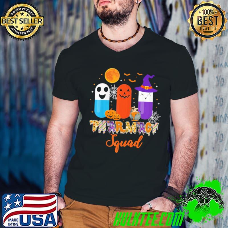 Pills Pharmacy Pharmacist Squad Halloween Shirt Guys V Neck Pills Pharmacy Pharmacist Squad Halloween Shirt Guys V Neck