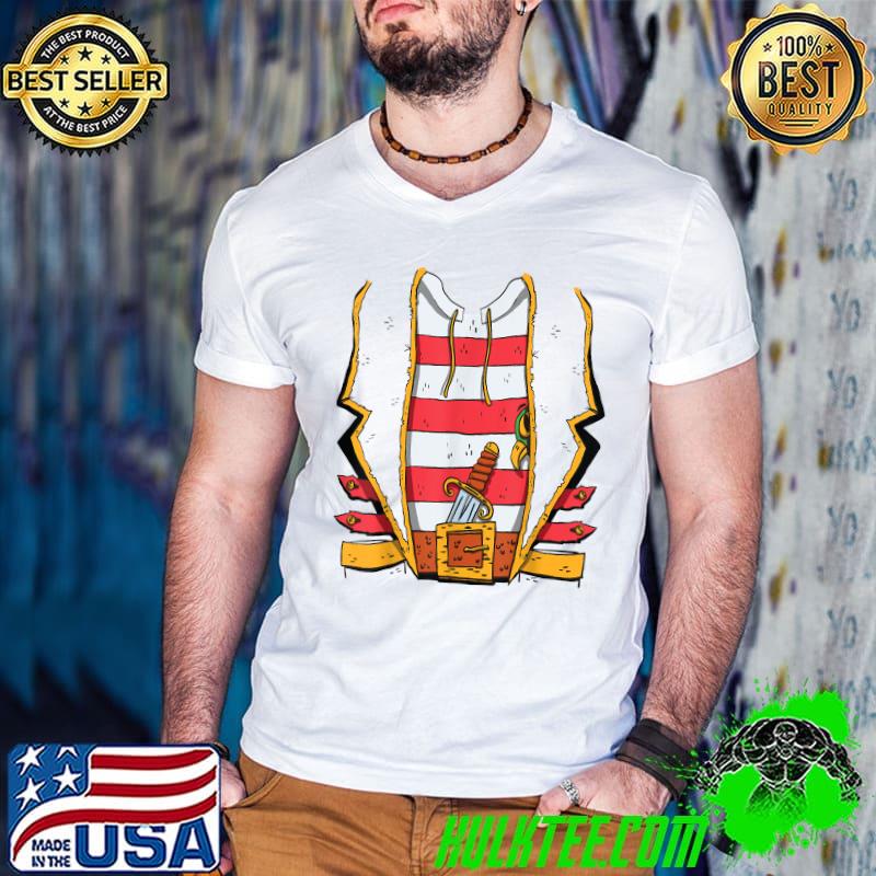 Pirate Costume Men Women Boys Girls Kids Halloween Costume T-Shirt Guys V Neck Pirate Costume Men Women Boys Girls Kids Halloween Costume T-Shirt Guys V Neck