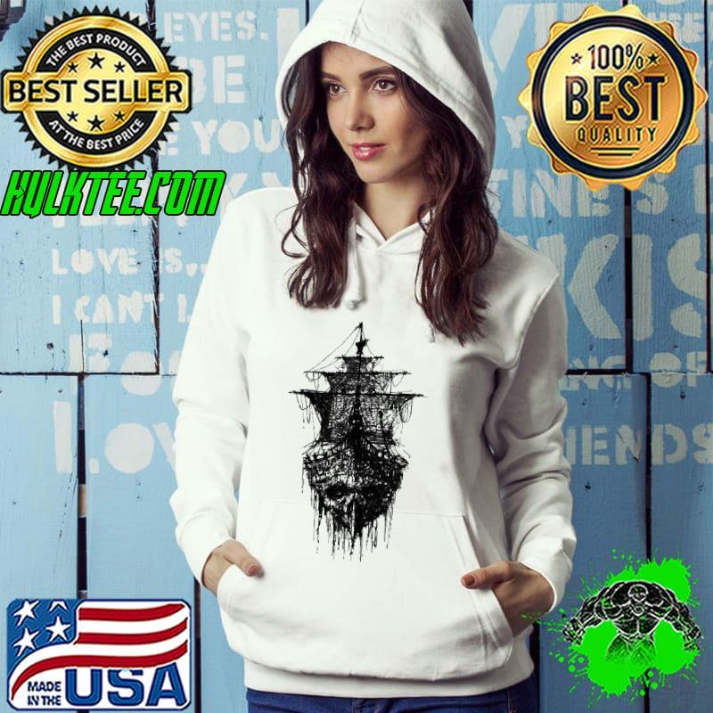 Pirate Ship Skull Tattoo s Hoodie Pirate Ship Skull Tattoo s Hoodie