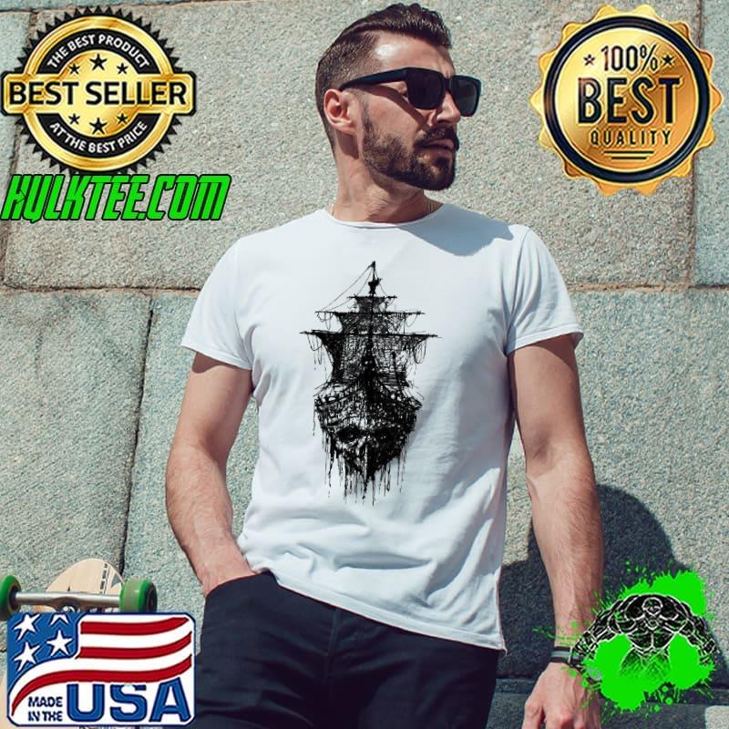 Pirate Ship Skull Tattoo s Unisex Pirate Ship Skull Tattoo s Unisex