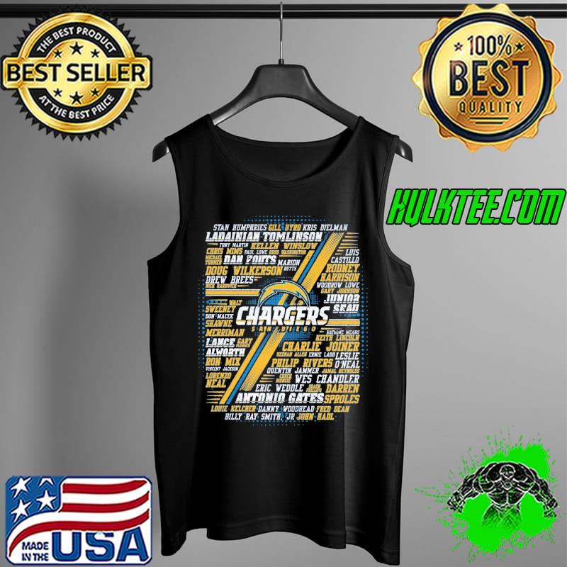 Players Team San Diego Chargers Shirt Tank Top Players Team San Diego Chargers Shirt Tank Top