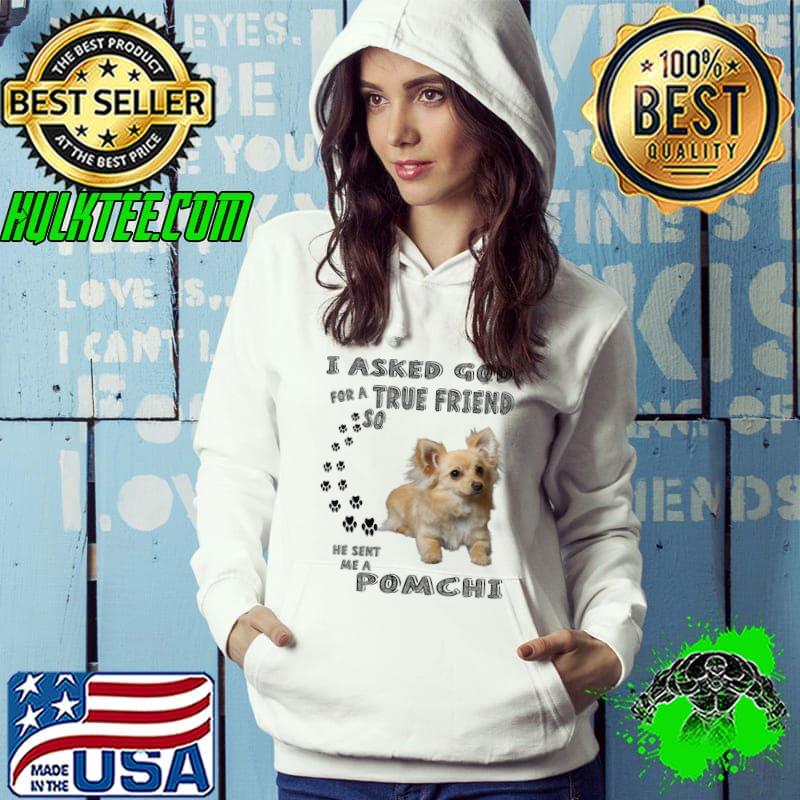 Pomchi Dog Quote Mom, Chimeranian Dad Chi Pom Art Pomahuahua T-s Hoodie Pomchi Dog Quote Mom, Chimeranian Dad Chi Pom Art Pomahuahua T-s Hoodie