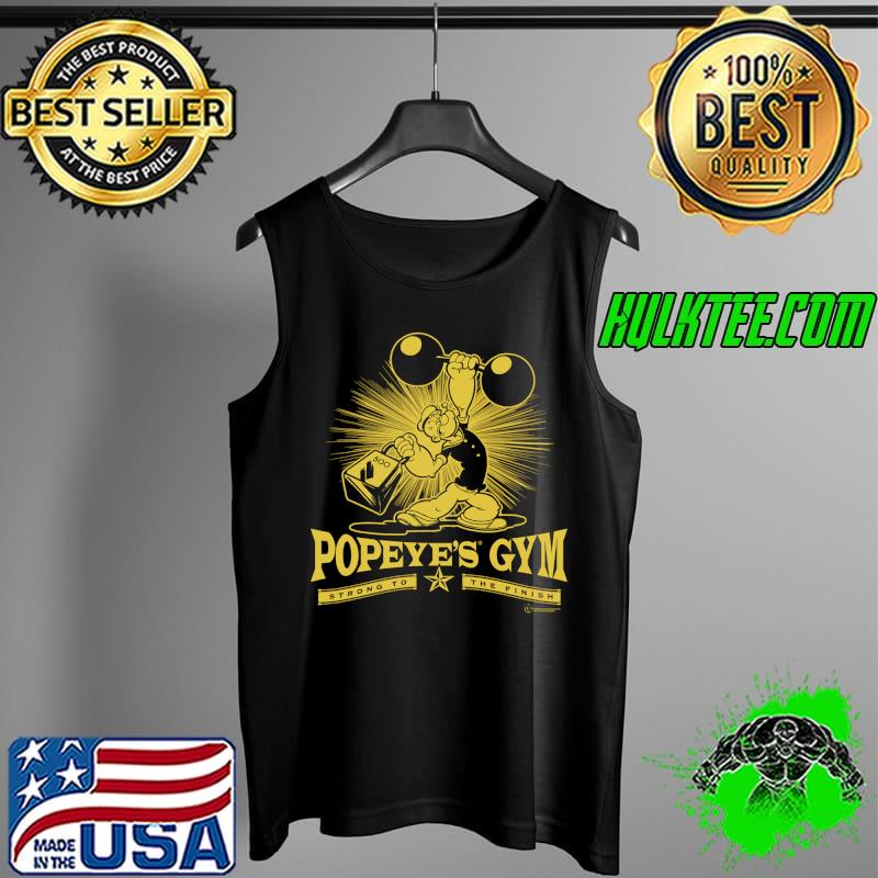 Popeye Gym Strong To The Finish Shirt Tank Top Popeye Gym Strong To The Finish Shirt Tank Top