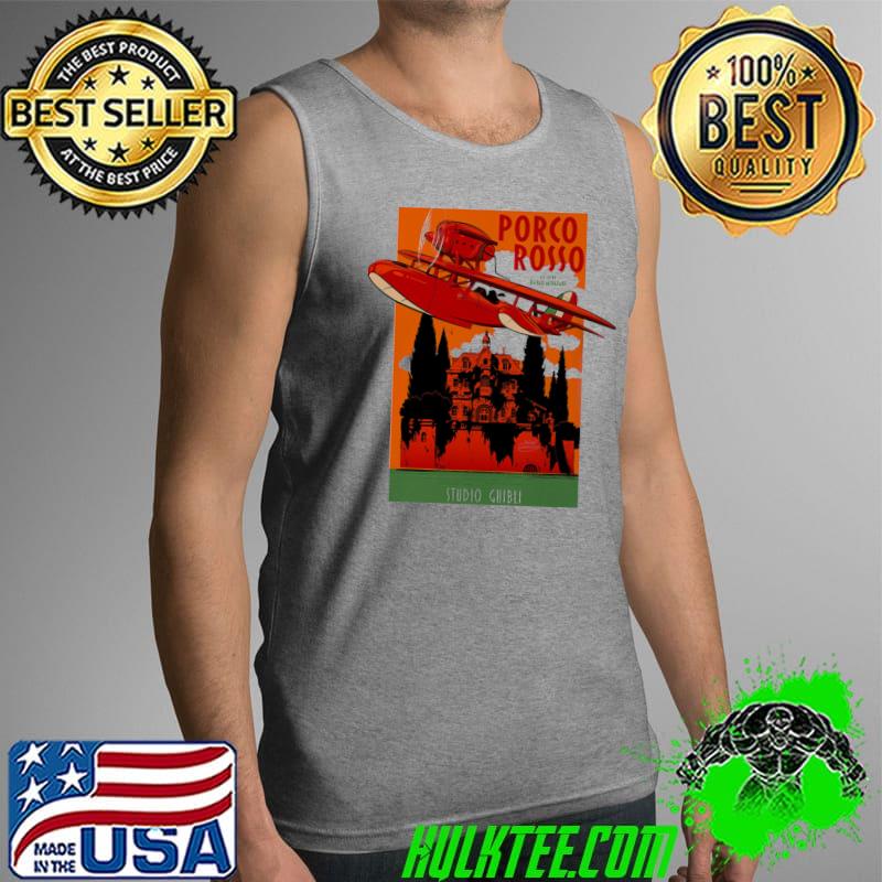 Porco Rosso Studio Ghibli Tank Top Porco Rosso Studio Ghibli Tank Top