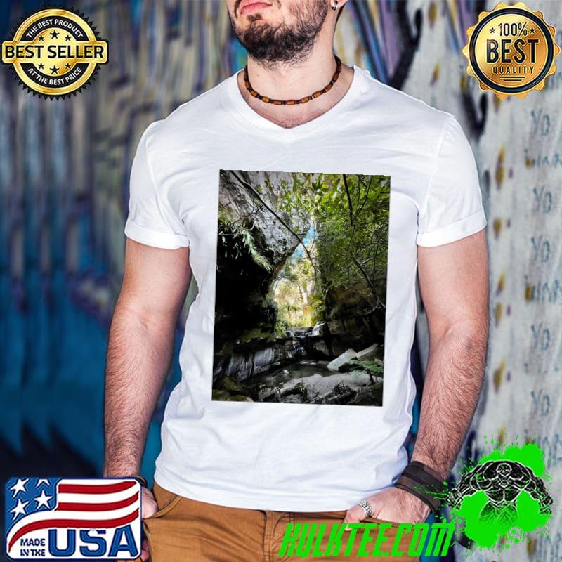Portal From Dark to Light Premium T-Shirt Guys V Neck Portal From Dark to Light Premium T-Shirt Guys V Neck