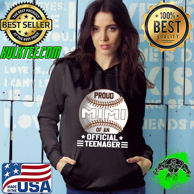 Proud Mimi of an Official Teenager 13th Birthday Baseball T-Shirt