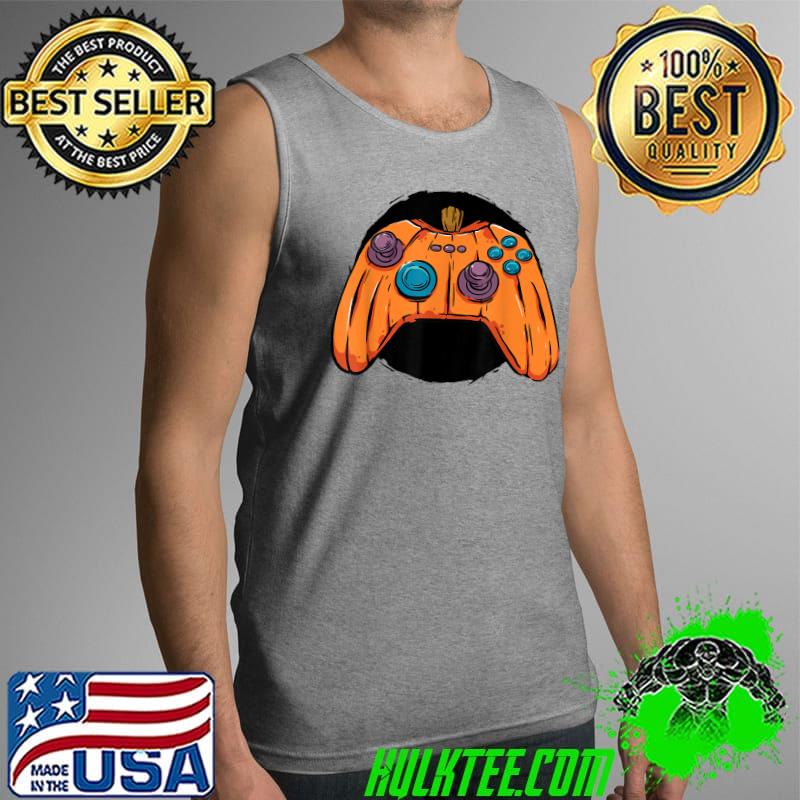 Pumpkin Video Game Joystick Shirt, Halloween Gamer Kids Boys T-Shirt Tank Top Pumpkin Video Game Joystick Shirt, Halloween Gamer Kids Boys T-Shirt Tank Top