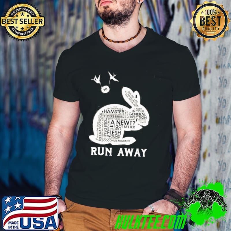 Rabbit Ni A Newt I Got Better Flesh Wound Hamster Shirt