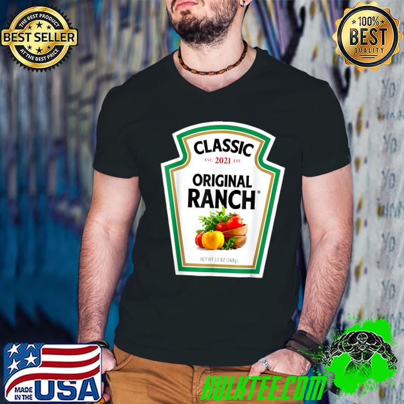 Ranch Sauce Green Salad Dressing Halloween Costume Matching T-Shirt