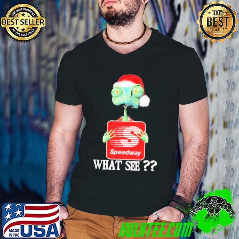 Rango Santa Hug Speedway Logo What See Shirt Rango Santa Hug Speedway Logo What See Shirt