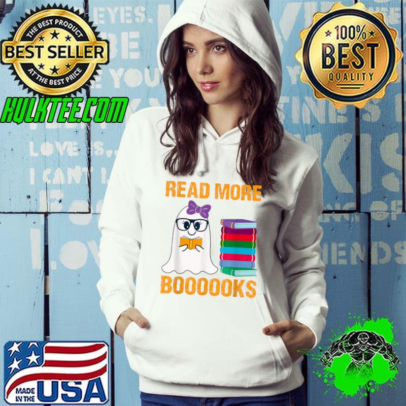 Read more boooooks Cute ghost read more books halloween T-Shirt