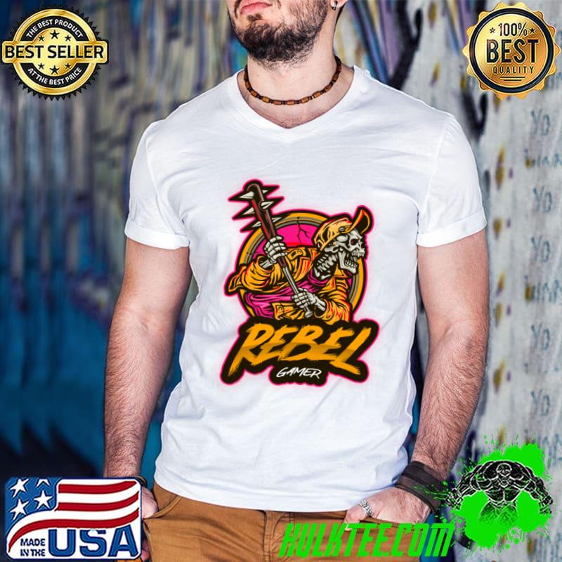 Rebel gamer skull T-Shirt