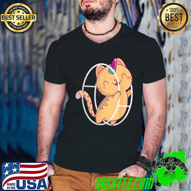Rhönrad Rhönrad Gymnastics Unicorn Cat Sport T-Shirt Guys V Neck Rhönrad Rhönrad Gymnastics Unicorn Cat Sport T-Shirt Guys V Neck