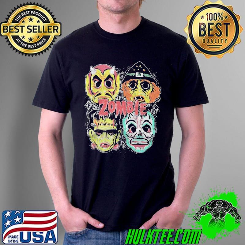 Rob Zombie head Halloween characters shirt