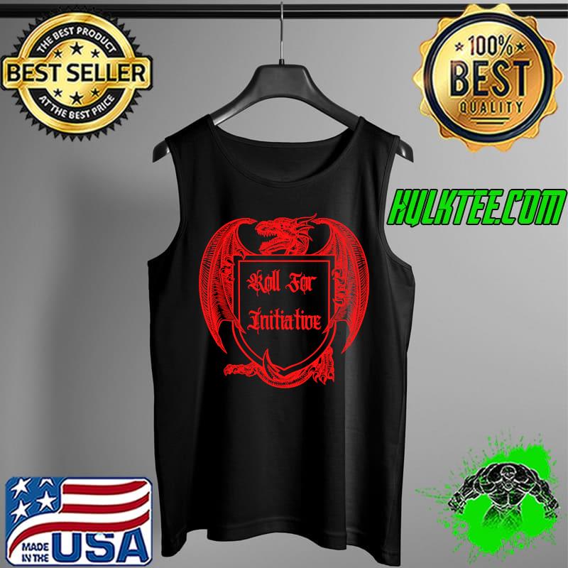 Roll for Initiative (Red Crest) Essential T-Shirt Tank Top Roll for Initiative (Red Crest) Essential T-Shirt Tank Top
