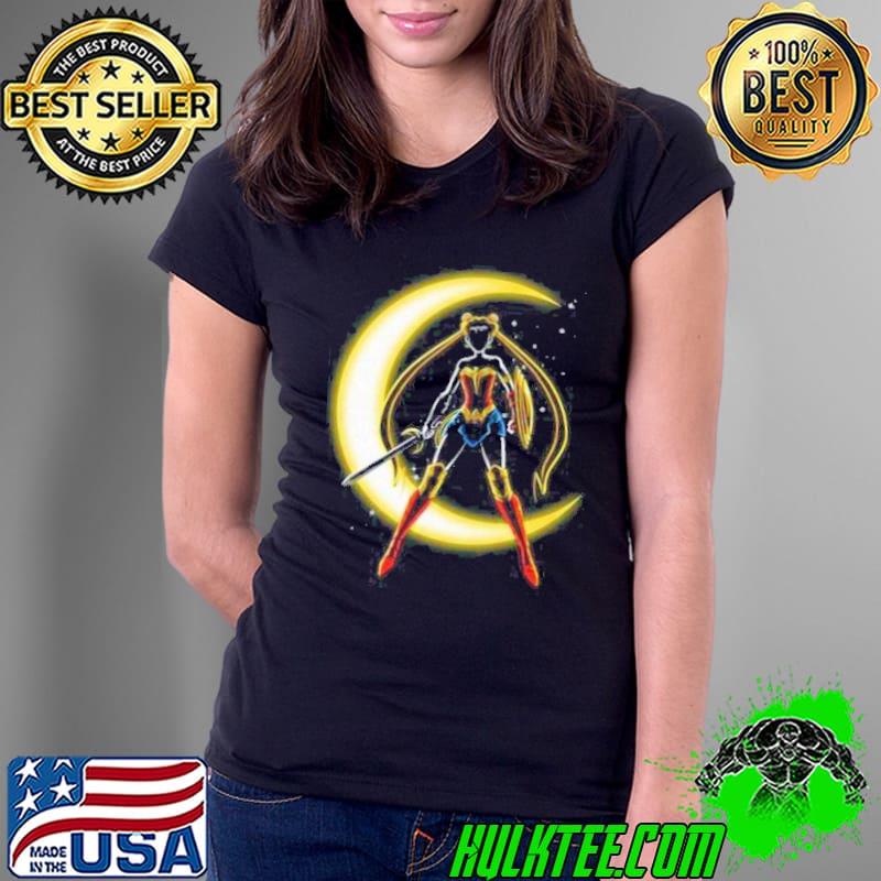 Sailor Moon Cartoon Shirt Ladies Tee Sailor Moon Cartoon Shirt Ladies Tee