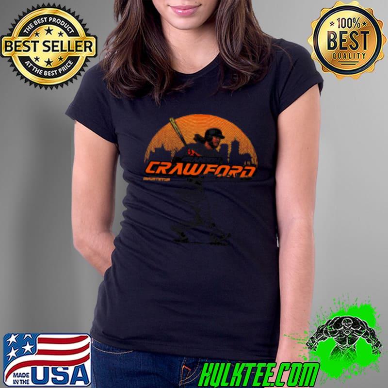 San Francisco baseball Brandon Crawford skyline signature shirt