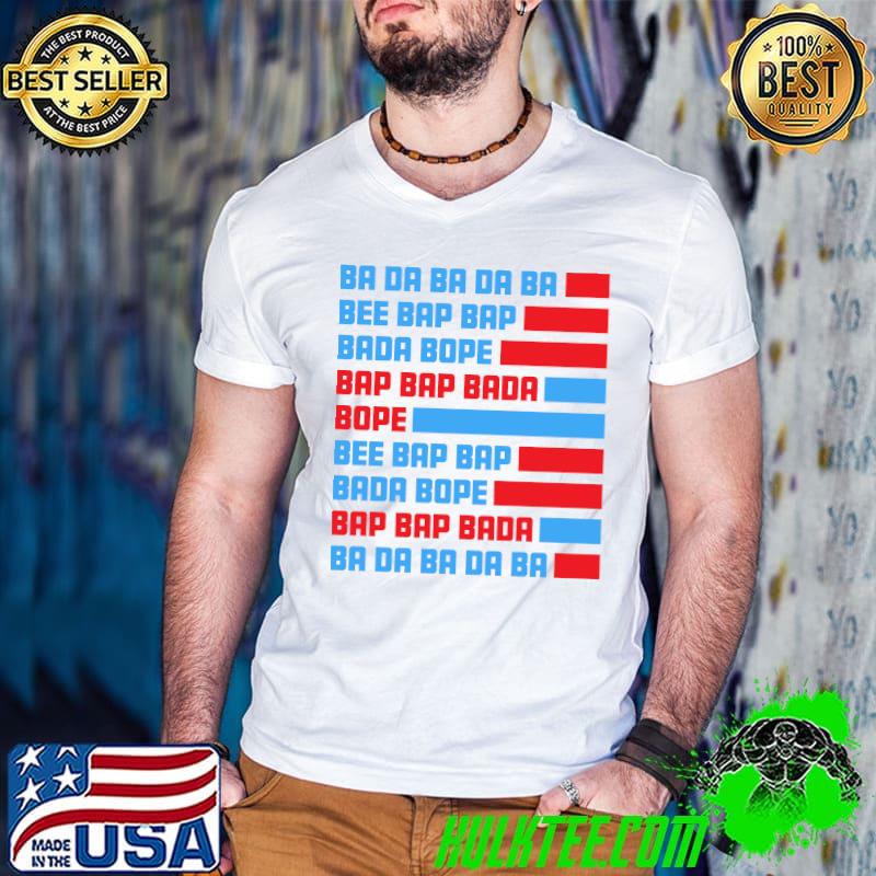 Scatman Bee Bap Bap Bada Bope Classic T-Shirt Guys V Neck Scatman Bee Bap Bap Bada Bope Classic T-Shirt Guys V Neck