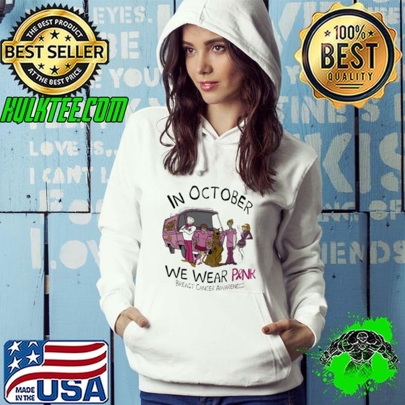 Scooby-Doo In October We Wear Pink Breast Cancer Shirt
