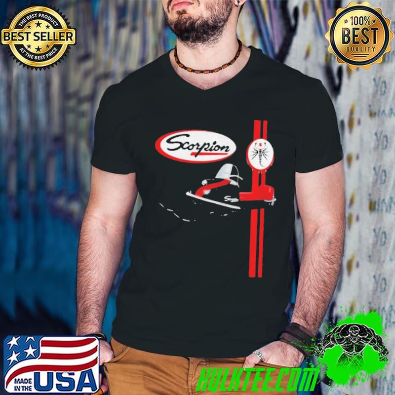Scorpion Snowmobiles USA T-s Guys V Neck Scorpion Snowmobiles USA T-s Guys V Neck