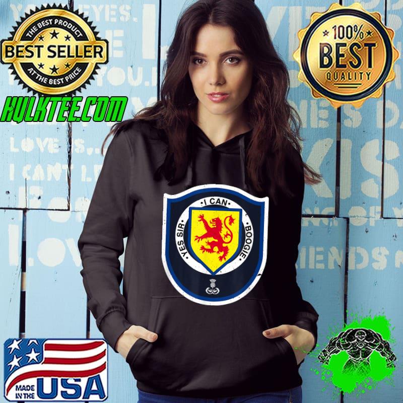 Scotland I Can Boogie 1950s Crest Soccer Football T-Shirt
