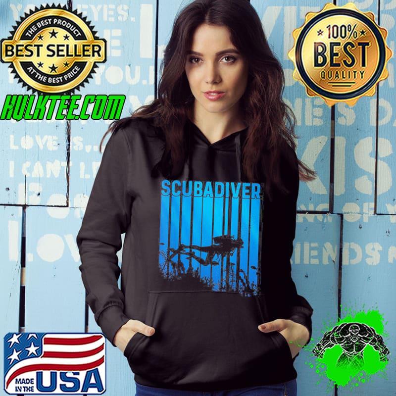 Scubadiver Boating Diving Retro Shirt