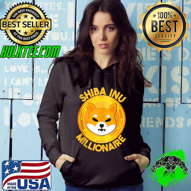 Shiba Coin Millionaire Shib Crypto HODL Shiba Inu Token T-shirt