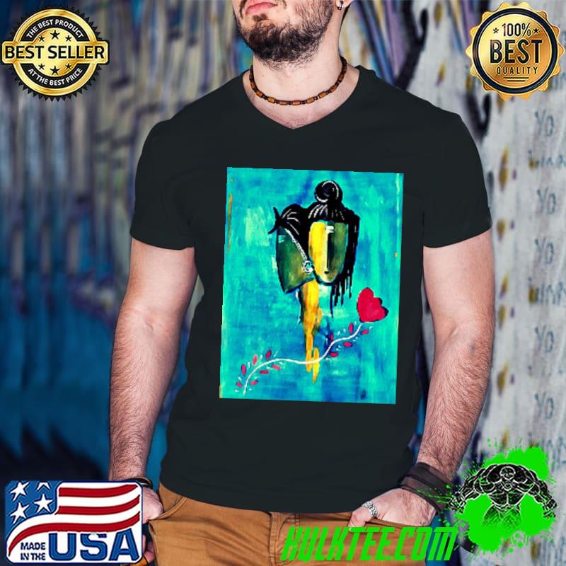 Shiva black tee watercolor s Guys V Neck Shiva black tee watercolor s Guys V Neck