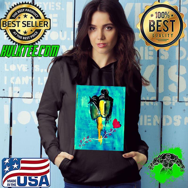 Shiva black tee watercolor shirt