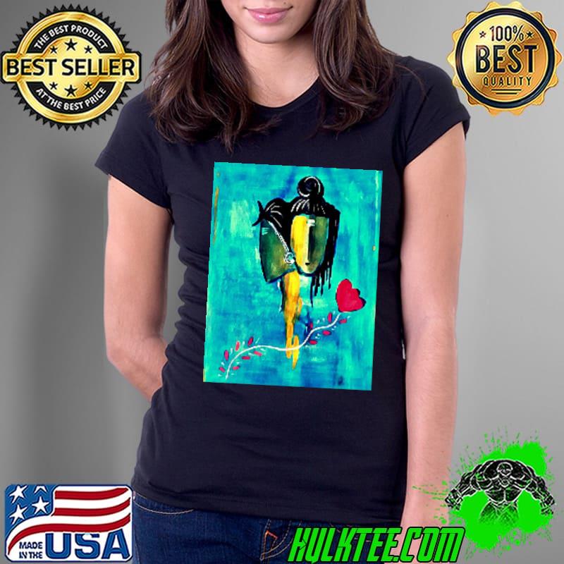 Shiva black tee watercolor s Ladies Tee Shiva black tee watercolor s Ladies Tee