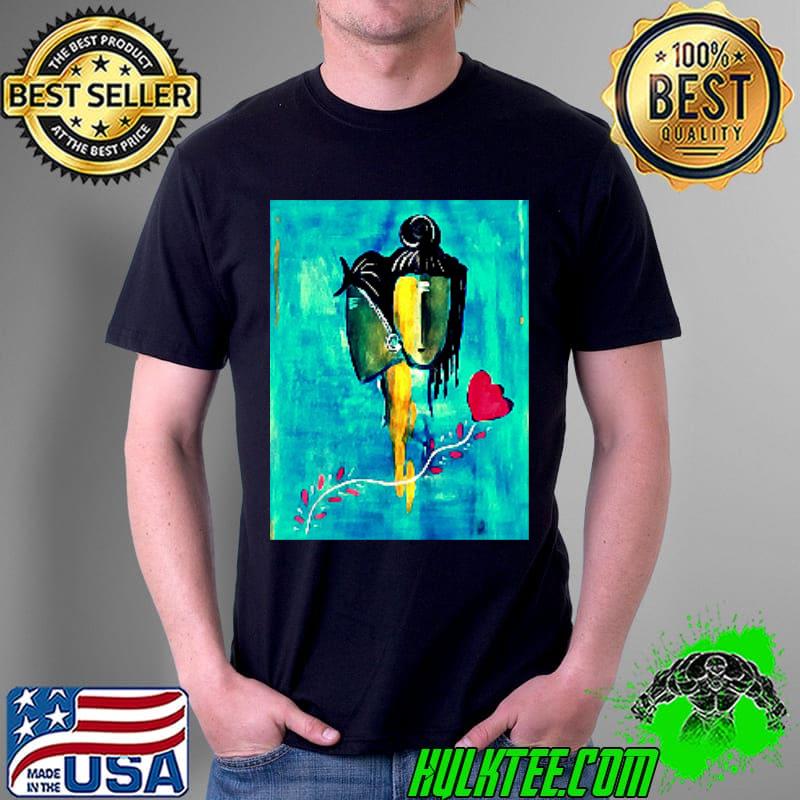 Shiva black tee watercolor s Unisex Shiva black tee watercolor s Unisex