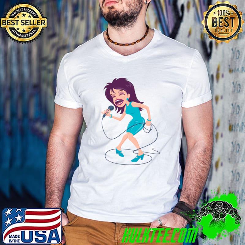 Singing Diva Female Shirt Guys V Neck Singing Diva Female Shirt Guys V Neck