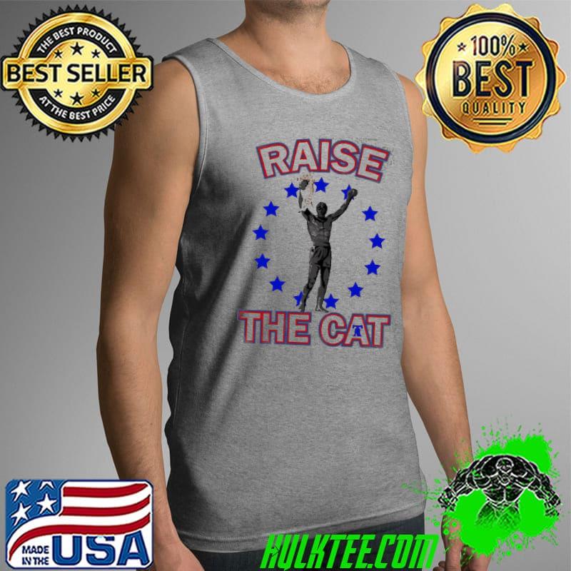 Sixers Basketball Philly Hoops Inspired Raise the Cat Shirt Tank Top Sixers Basketball Philly Hoops Inspired Raise the Cat Shirt Tank Top