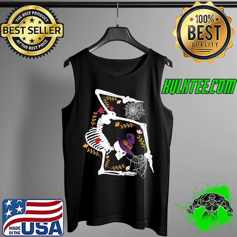 Skeleton Gymnast Lazy Halloween Costume Funny Gymnastics T-Shirt Tank Top Skeleton Gymnast Lazy Halloween Costume Funny Gymnastics T-Shirt Tank Top