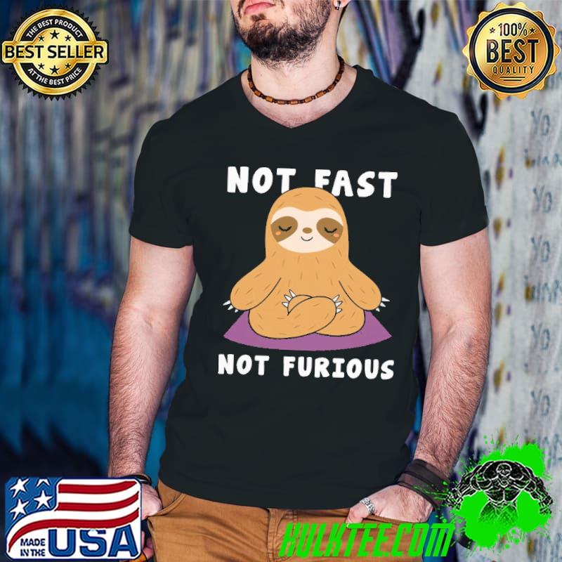 Sloth Not Fast Not Furious Shirt Guys V Neck Sloth Not Fast Not Furious Shirt Guys V Neck