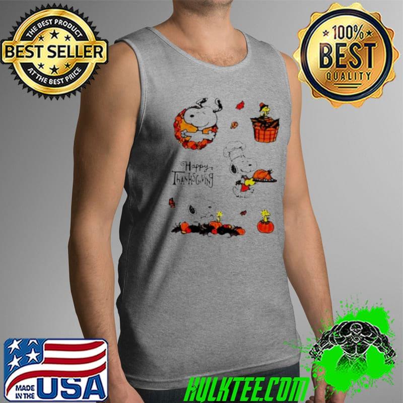 Snoopy Happy Thanksgiving Pumpkin Turkey s Tank Top Snoopy Happy Thanksgiving Pumpkin Turkey s Tank Top