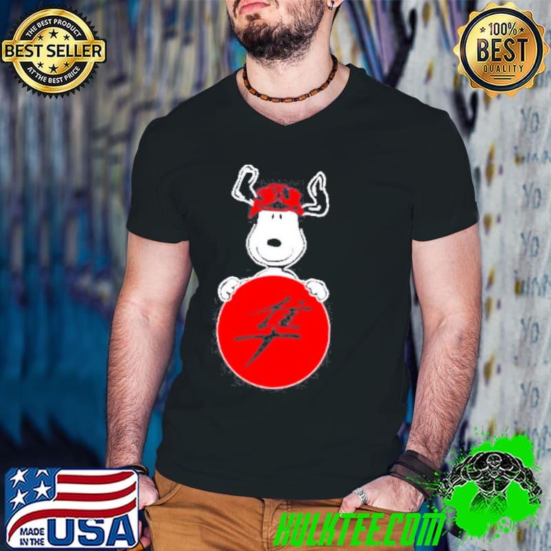 Snoopy hug Hayabusa Logo shirt