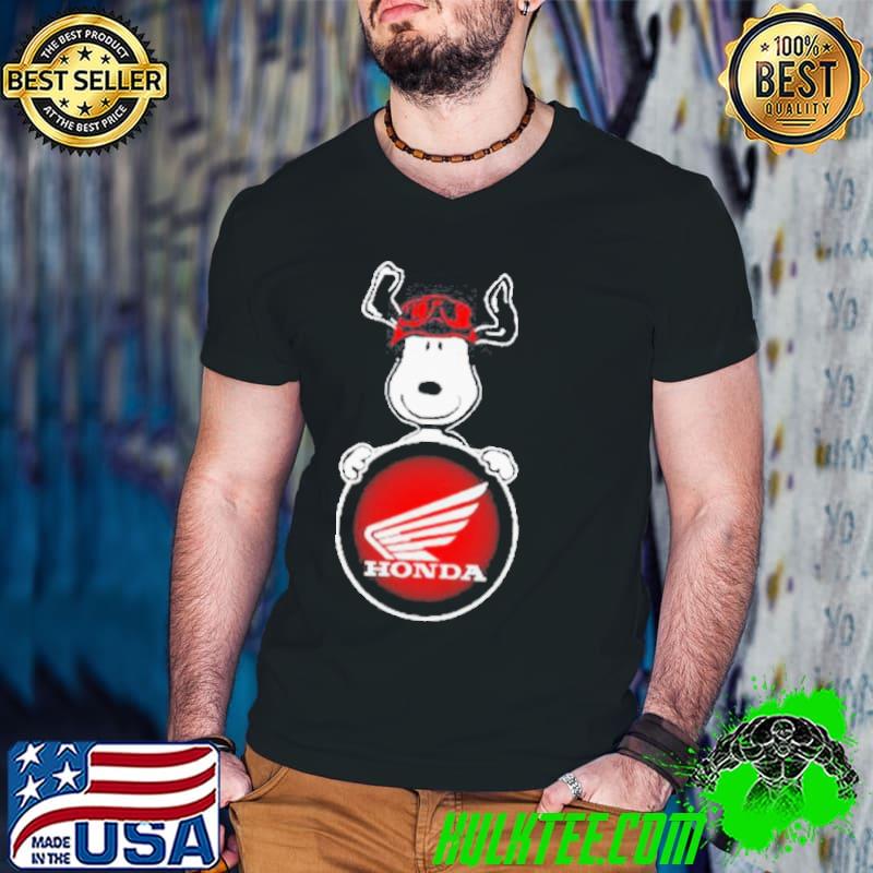 Snoopy hug Honda Logo shirt