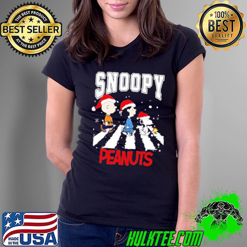 Snoopy Peanuts And charile And Friend Christmas Shirt Ladies Tee Snoopy Peanuts And charile And Friend Christmas Shirt Ladies Tee