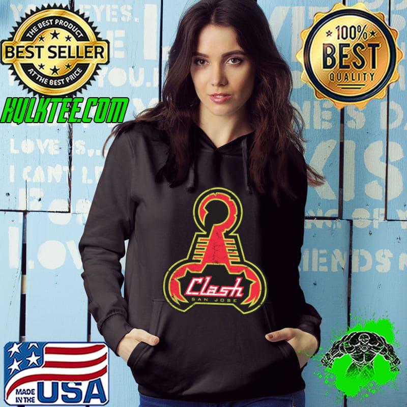 Soccer San Jose Clash T-Shirt Hoodie Soccer San Jose Clash T-Shirt Hoodie